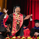 USC Valedictorian Graduates Without a Speech, but With Cheers