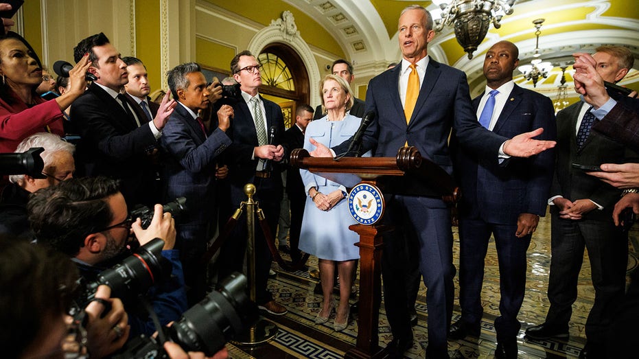 thune,-gop-reject-pushing-‘rifle-shot’-government-funding-bills-during-shutdown