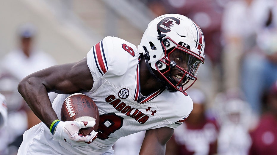 texas-state-trooper-scolds-south-carolina-wide-receiver-after-touchdown;-department-speaks-out